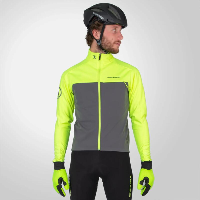 Geacă de ciclism pentru bărbați Endura Windchill II hi-viz
