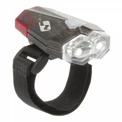Caricatore usb orientabile a 90° luce anteriore/posteriore - 2 led bianchi/1 led