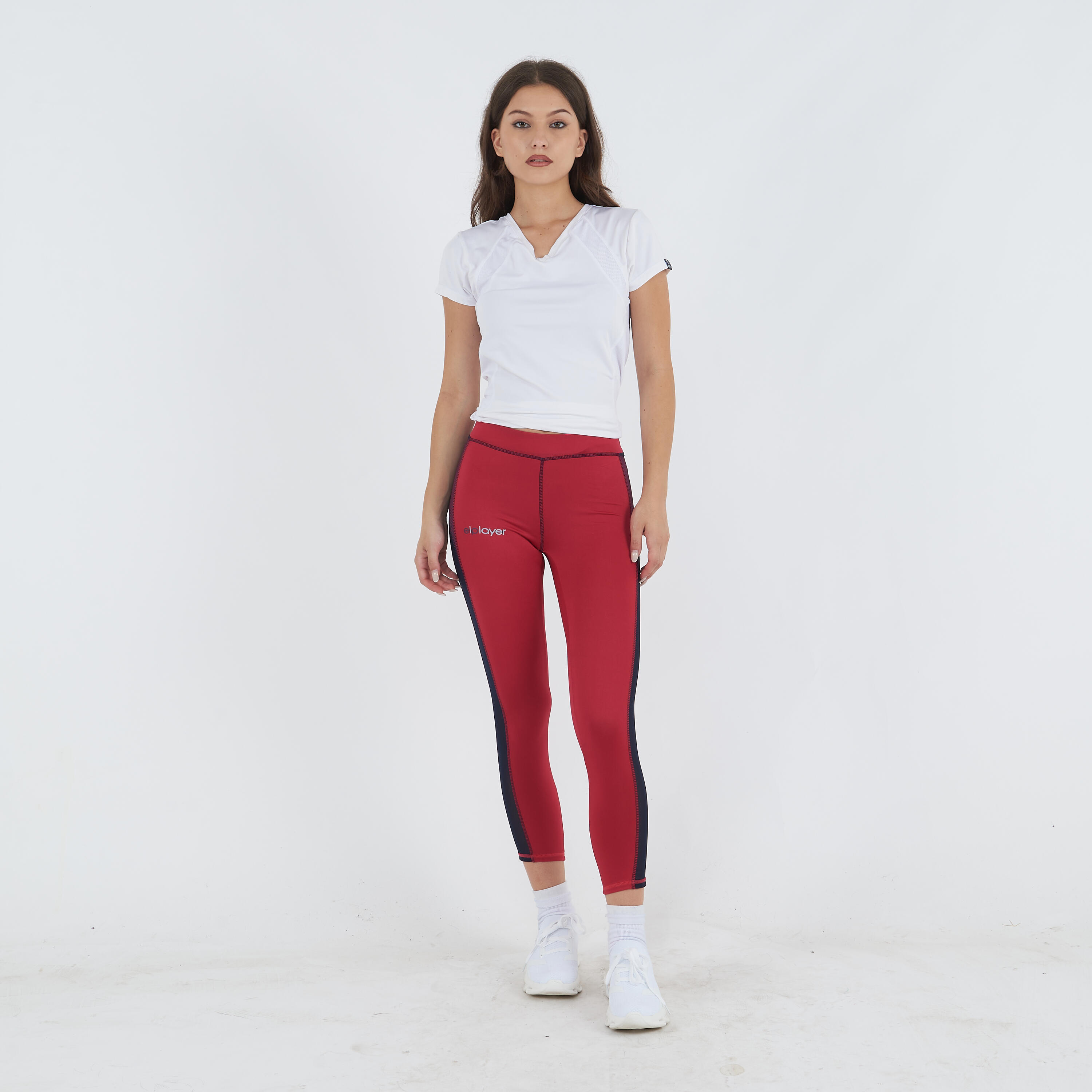 Damen Lauf Leggings Stretch Schlüsselmerkmale Modell 5/5