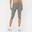 Femei Fitness Pantaloncini Modellanti Control Addome Grigio Melange