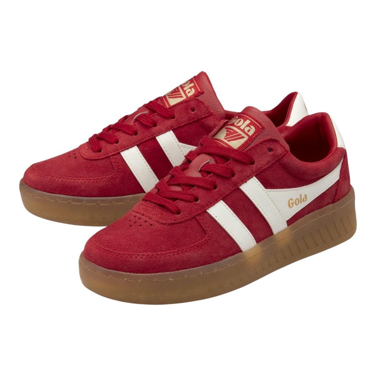 Baskets Femme Baskets Gola GRANDSLAM SUEDE Rouge Gola 3/5