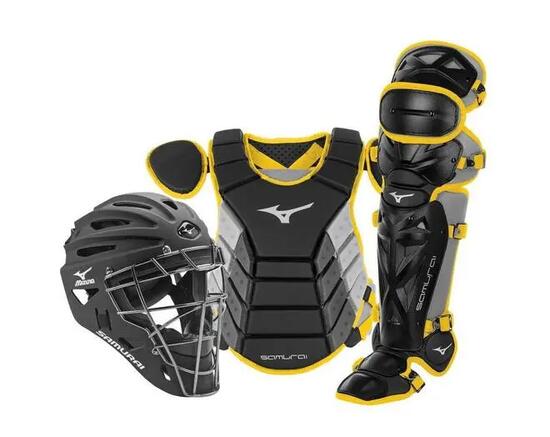 Mizuno Samurai Mens Box Set - 15 Color Black/Yellow Baseball/Softball