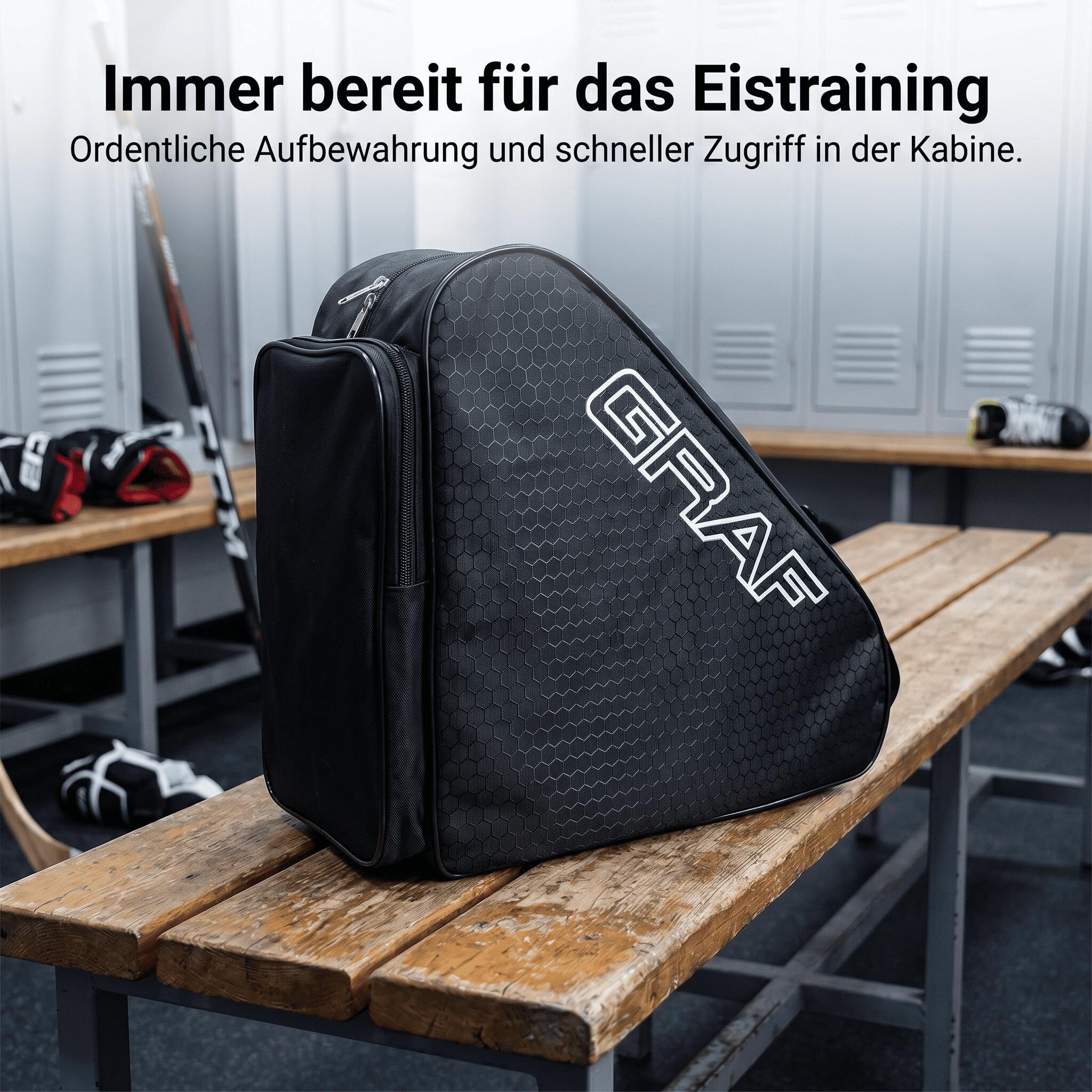 Schlittschuhtasche Tasche für Kunstlauf und Eishockey Schlittschuhe 6/6