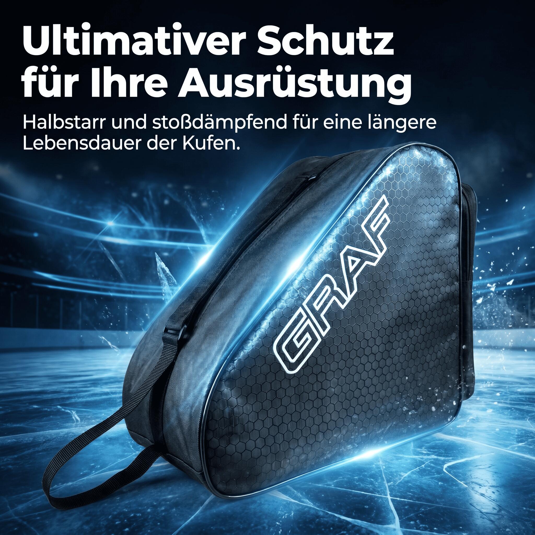 Schlittschuhtasche Tasche für Kunstlauf und Eishockey Schlittschuhe 4/6