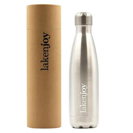 Gourde isotherme Lakenjoy™ en acier inoxydable – LAKEN