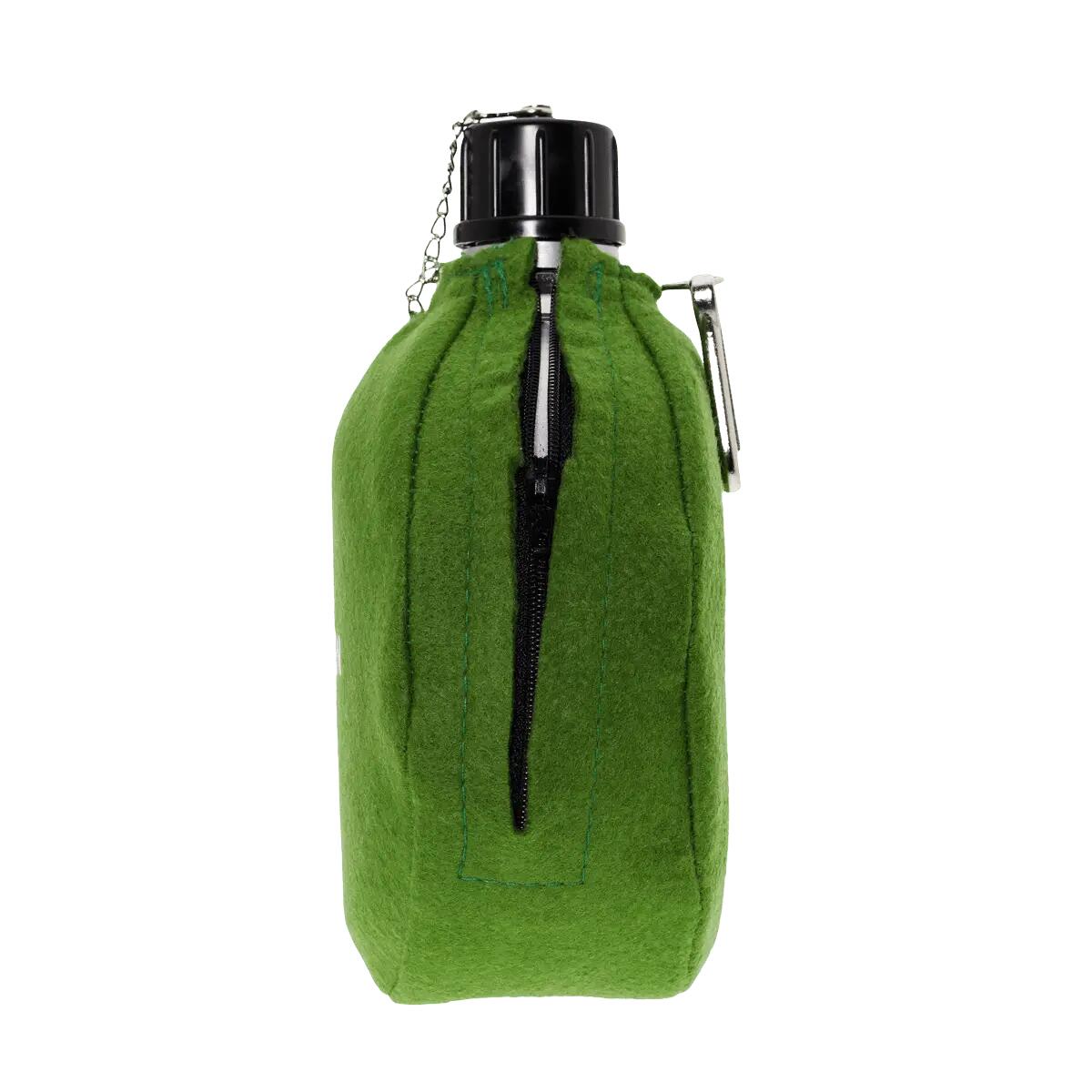 Cantimplora aluminio con funda de fieltro verde 1L – LAKEN 2/2