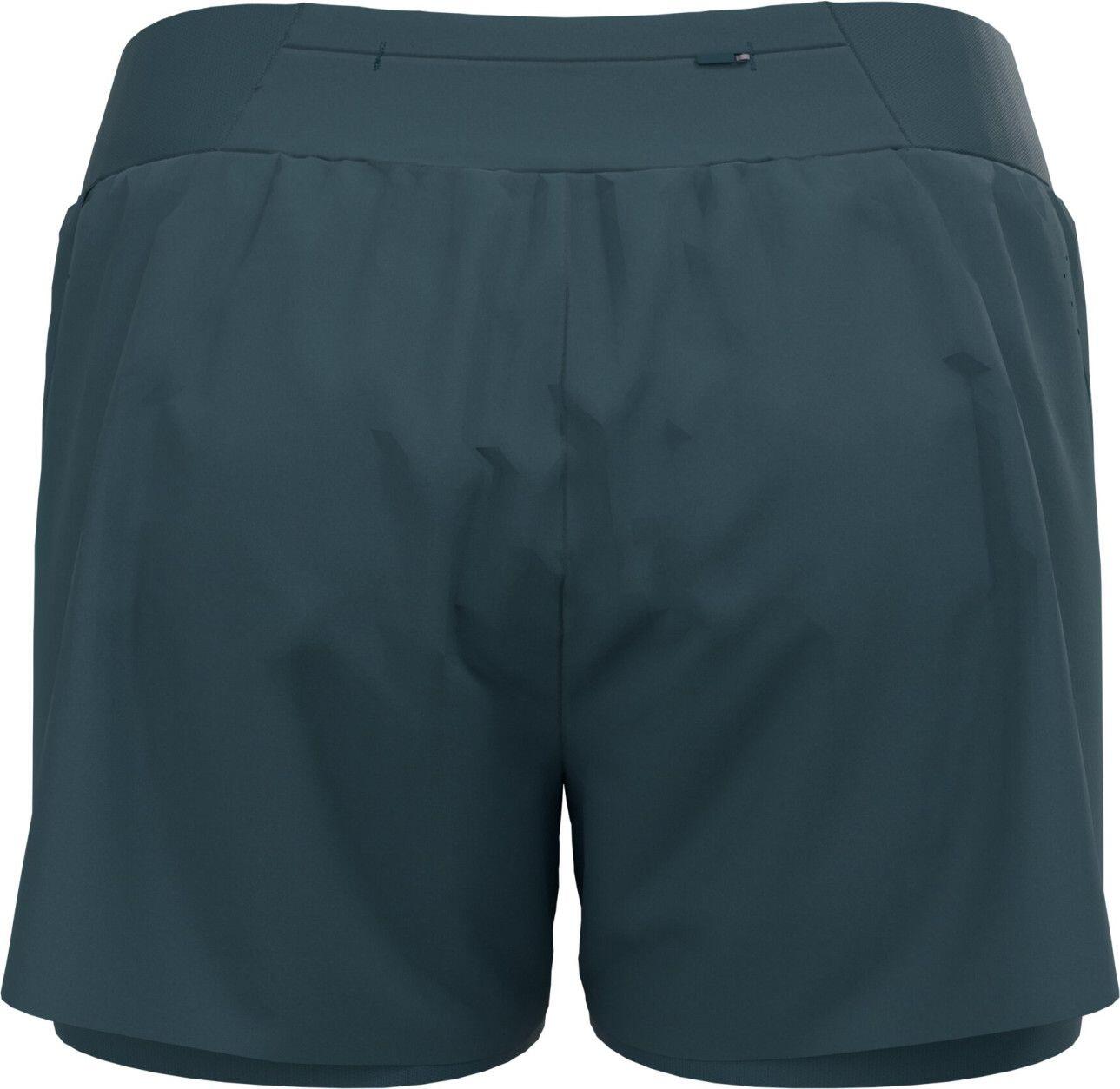 Short 2-en-1 Odlo Zeroweight 3in Gris Femme 2/3