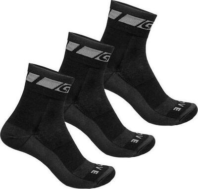 Gripgrab 3-pak merino regular cut zwart
