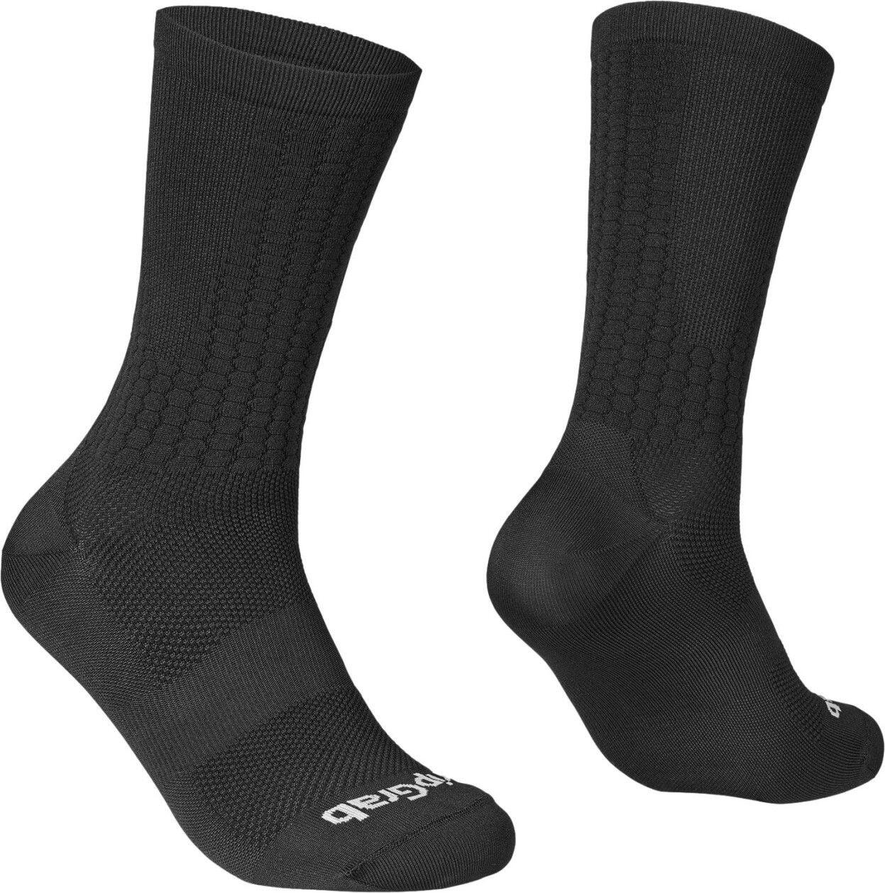 GRIPGRAB Faststream Aero Cycling Socks Black - L - (44-47)