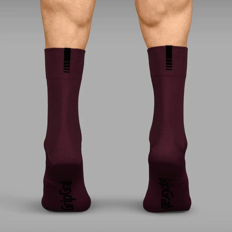 Gripgrab Lightweight Sl Regular Cut Summer Socks Dark Red - M - (41-44)