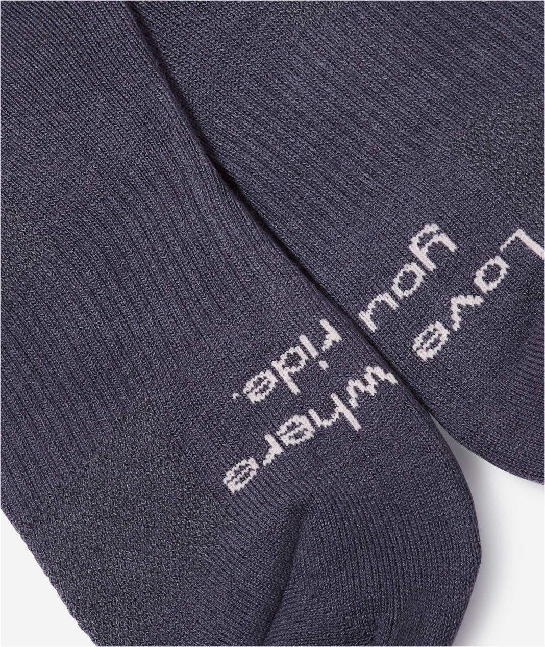 Quoc All Road Charcoal Blue Socks 3/6