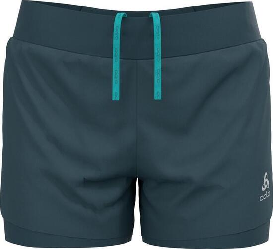 Odlo Zeroweight 3 Inch Women's 2-in-1 Shorts Grey
