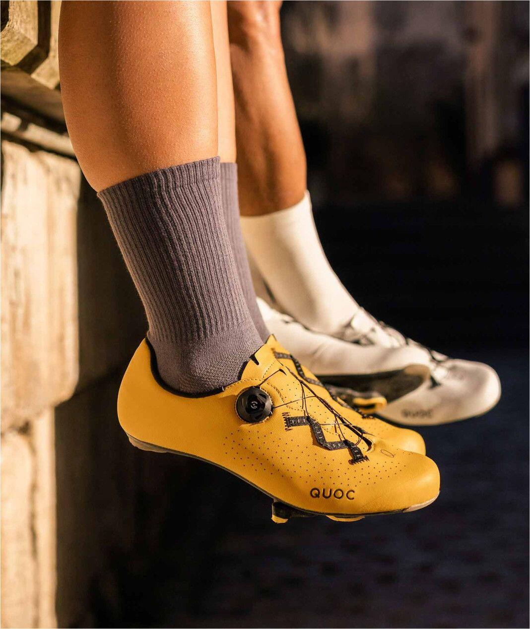 Quoc All Road Charcoal Blue Socks 5/6