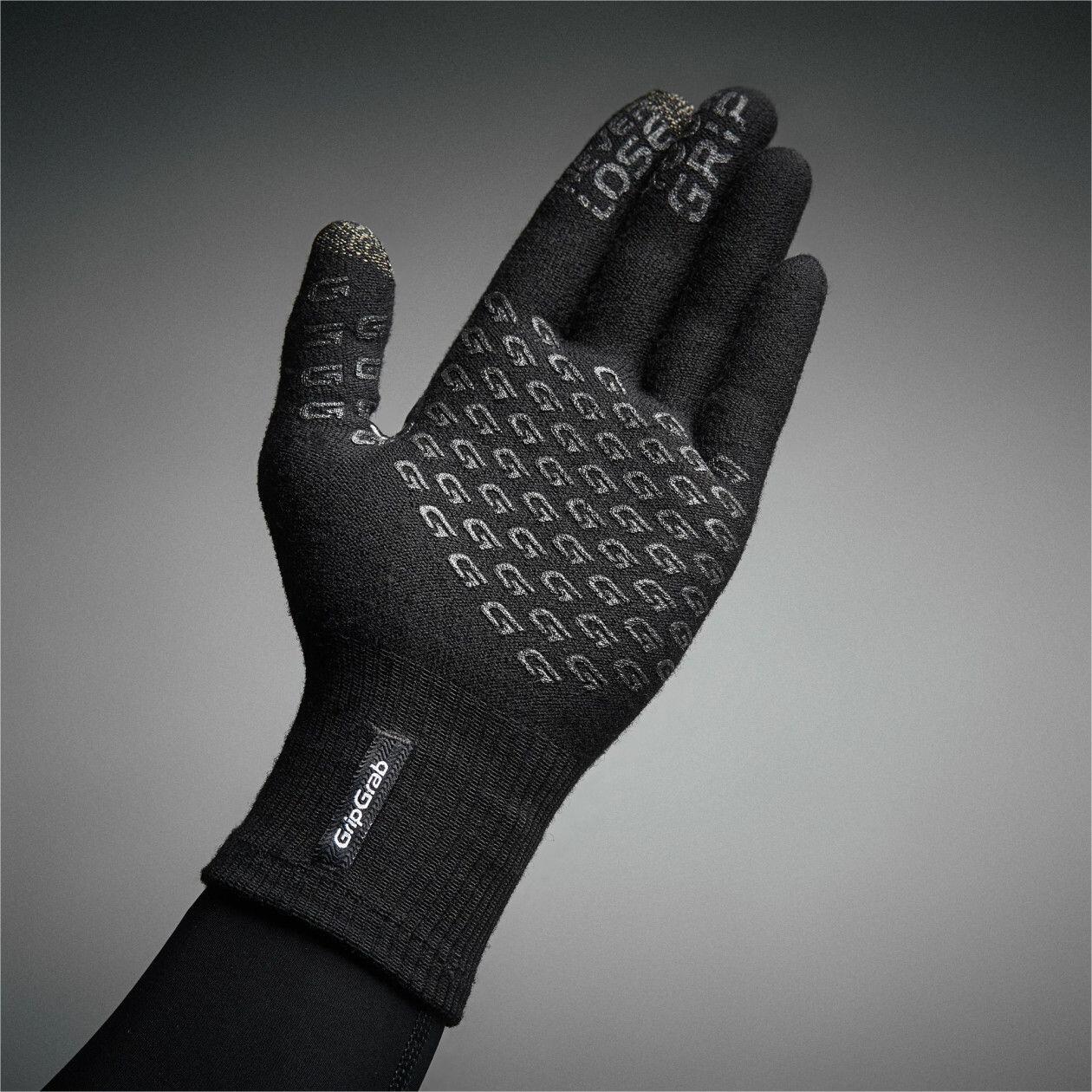 Gants Longs GripGrab Primavera Merino II Noir 2/6