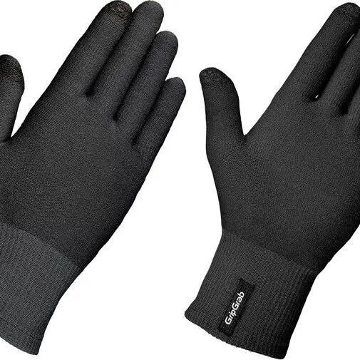 Gripgrab Merino Wool Liner Gloves Black - XS/S