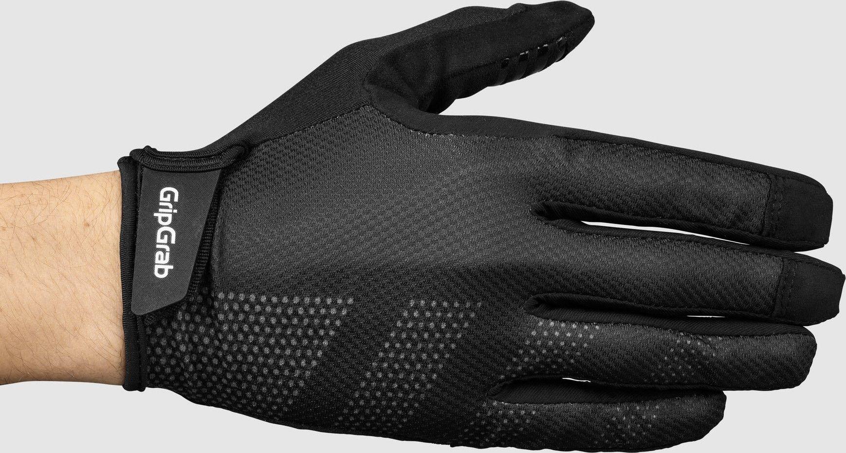GripGrab RIDE Lite Padded Summer Long Gloves Black 2/6