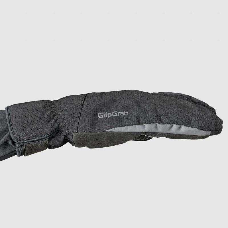 Gripgrab Nordic 2 Windproof Deep Winter Lobster Gloves Black - XL
