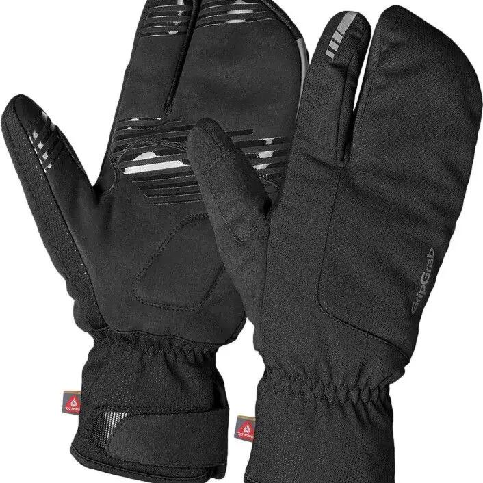 Gripgrab Nordic 2 Windproof Deep Winter Lobster Gloves Black - XL