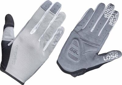 Gripgrab shark women long gloves grey