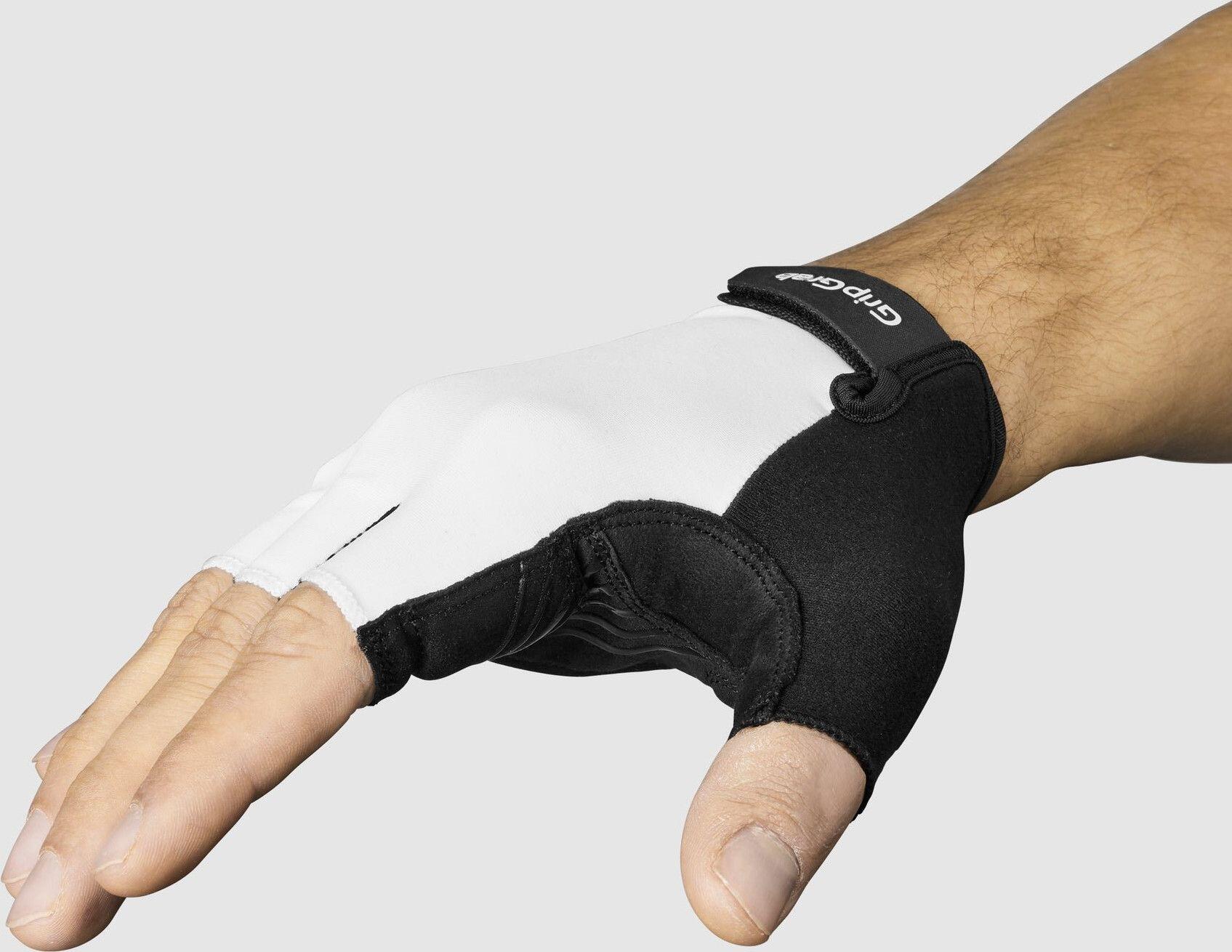 Guantes Cortos Acolchados de Verano GripGrab RIDE Blancos 5/5