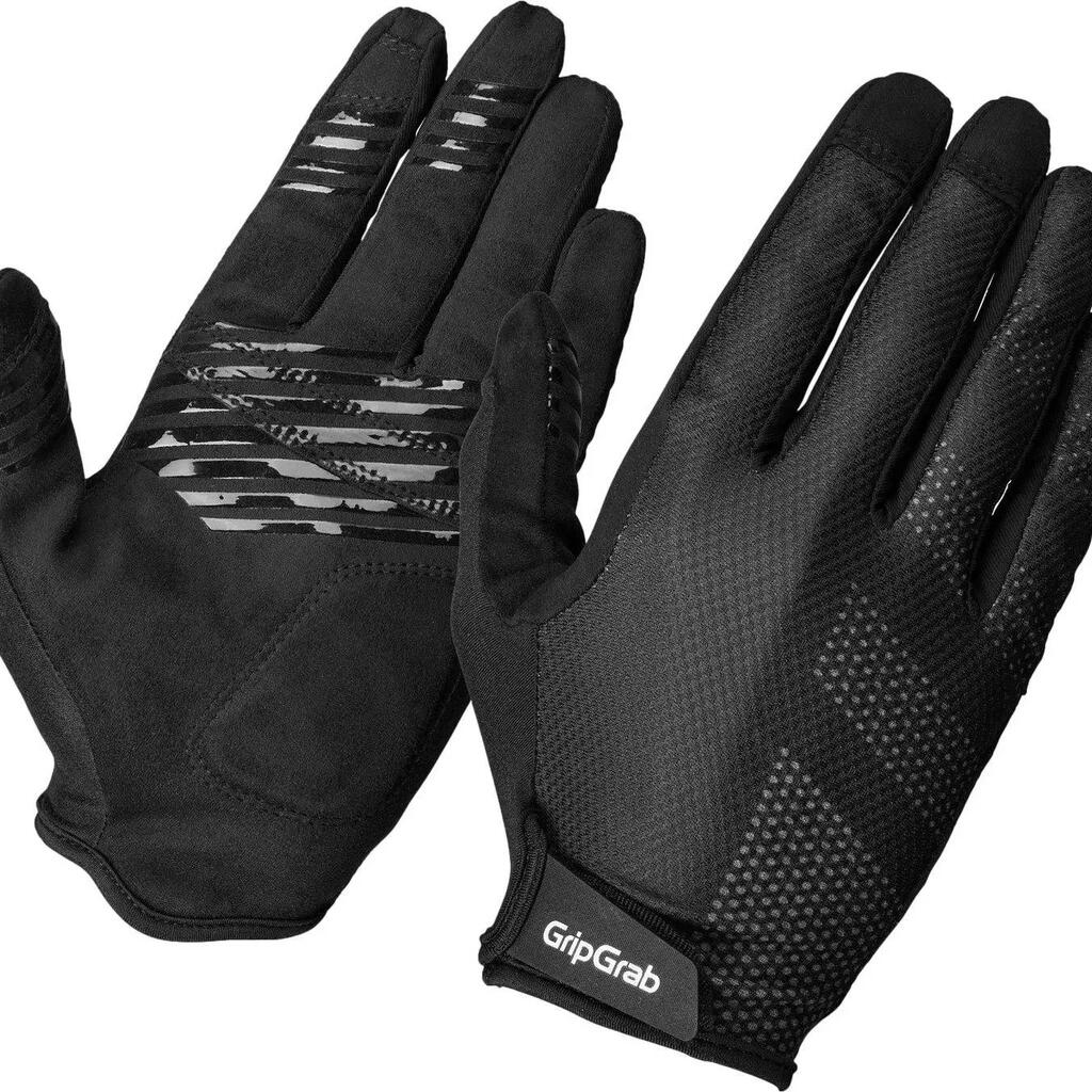 GripGrab RIDE Lite Padded Summer Long Gloves Black