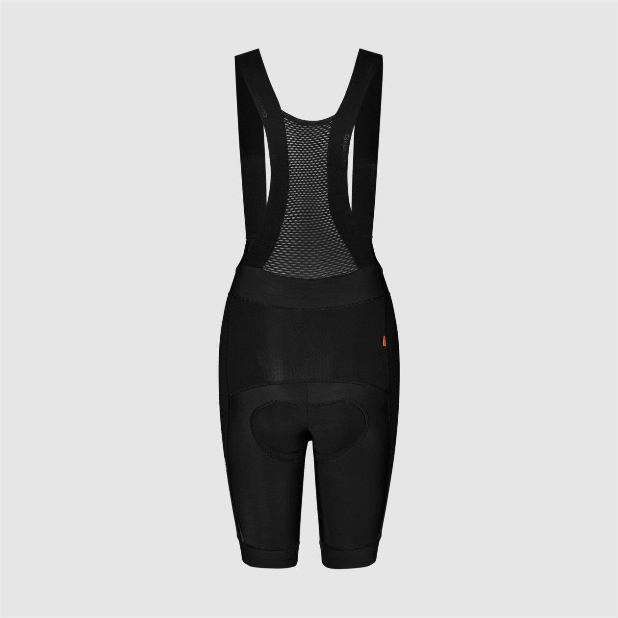 Kurze Damen-Radhose GripGrab AquaRepel Schwarz 3/7