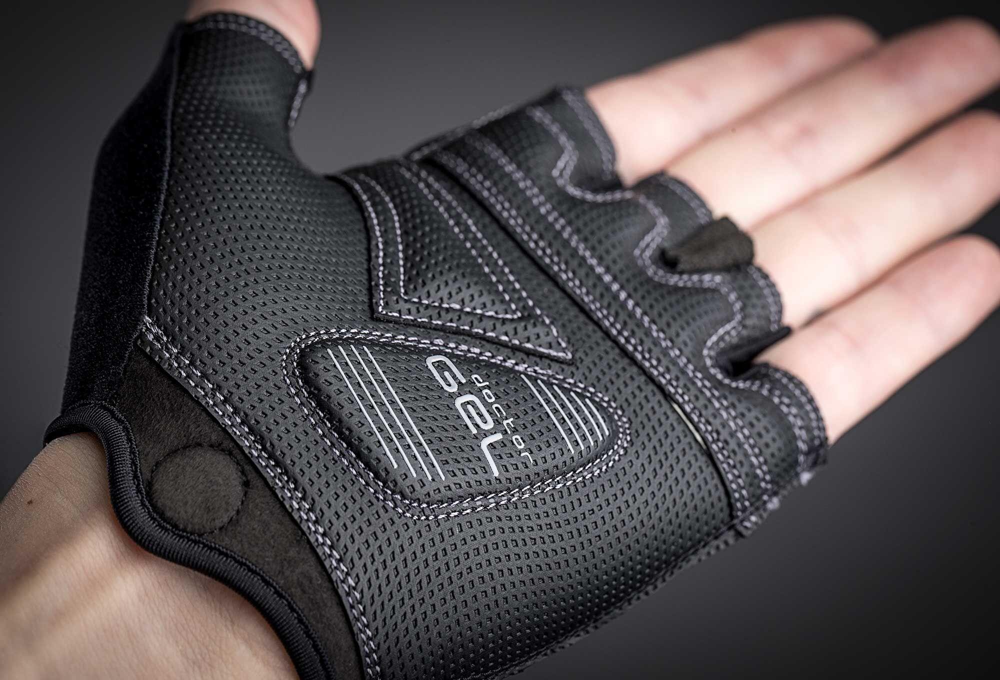 Paire de Gants Courts Femme GripGrab ProGel Noir Gris 2/7