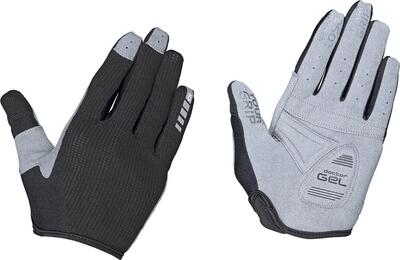 Gripgrab shark women long gloves grey