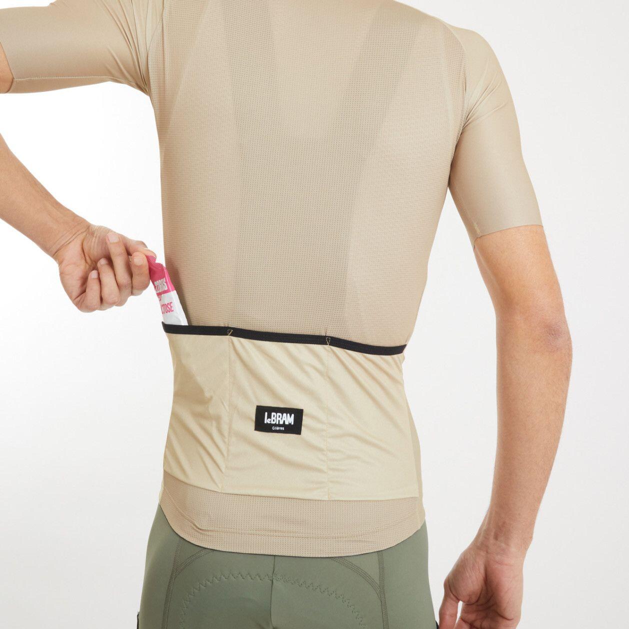 Maillot Manches Courtes LeBram Glières Beige Sable 3/6
