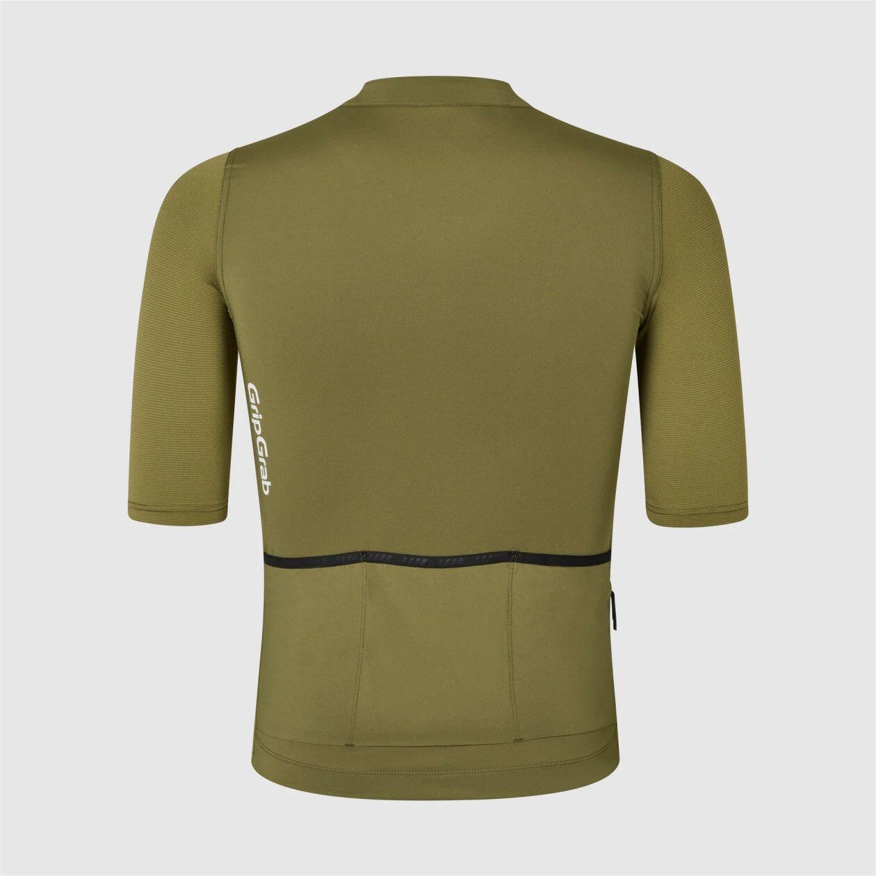 GripGrab Essential Short Sleeve Jersey Green 2/5