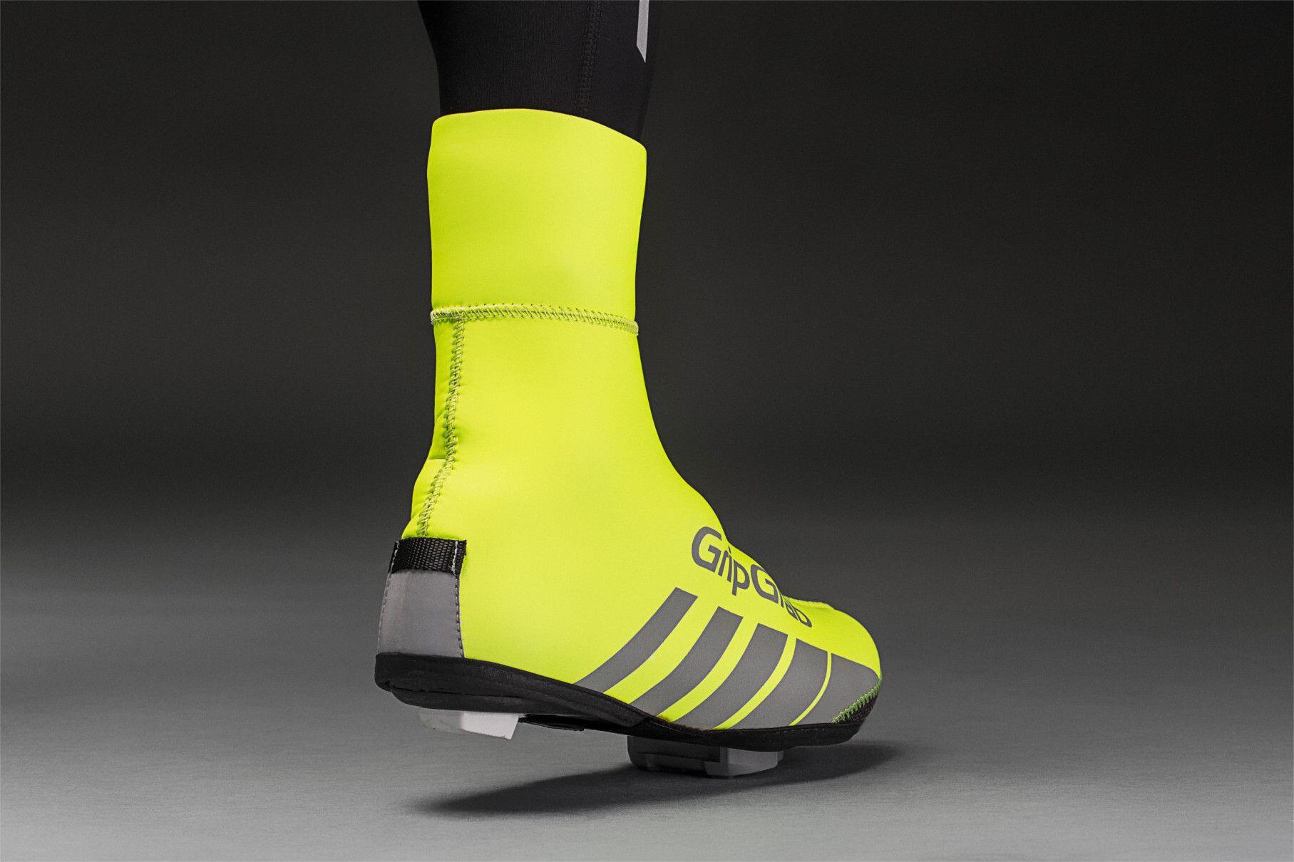 Couvre Chaussures Gripgrab RaceThermo Jaune Flo 2/5