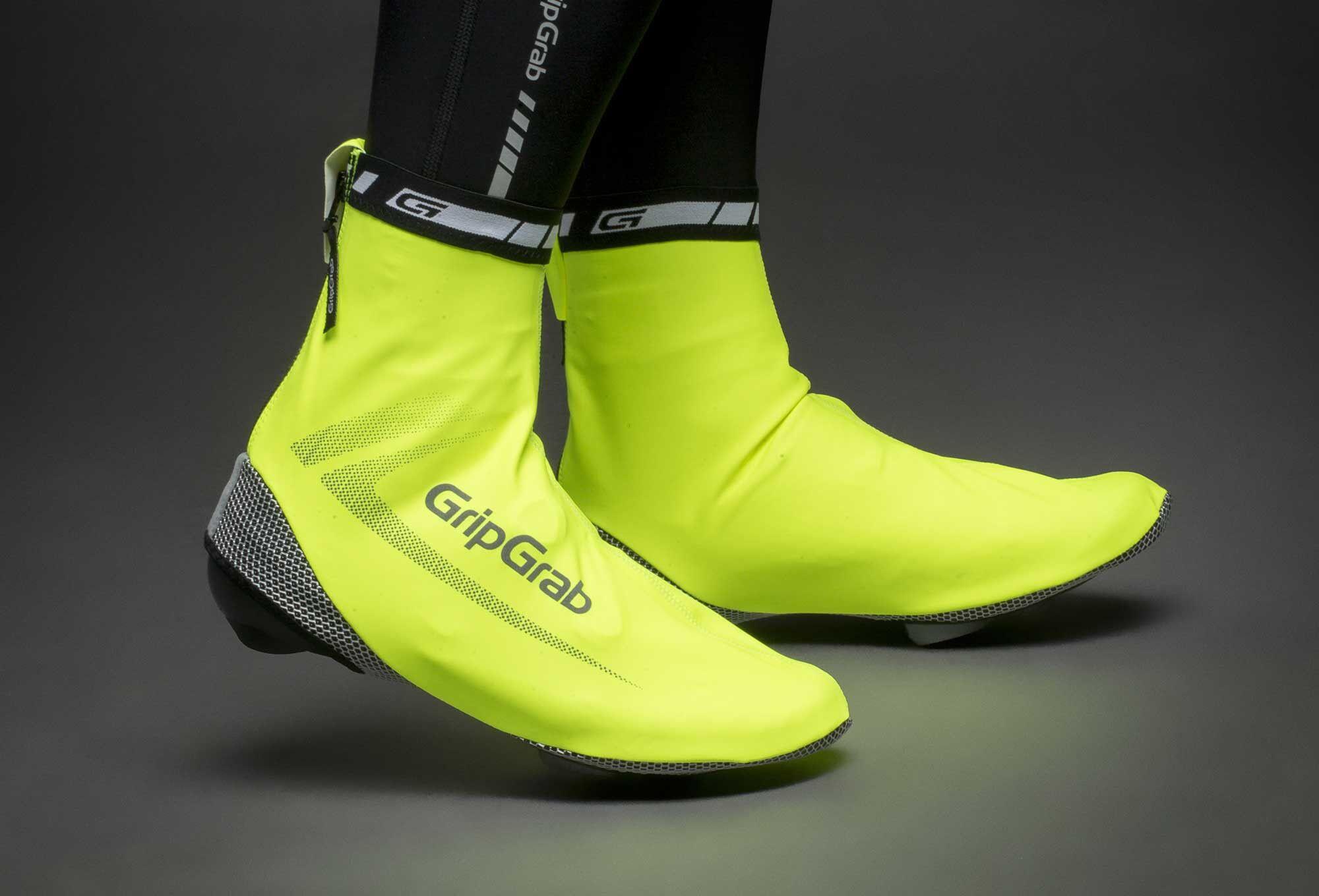 GripGrab Cover Socken Race Aqua Hi Vis Neon Gelb 2/6