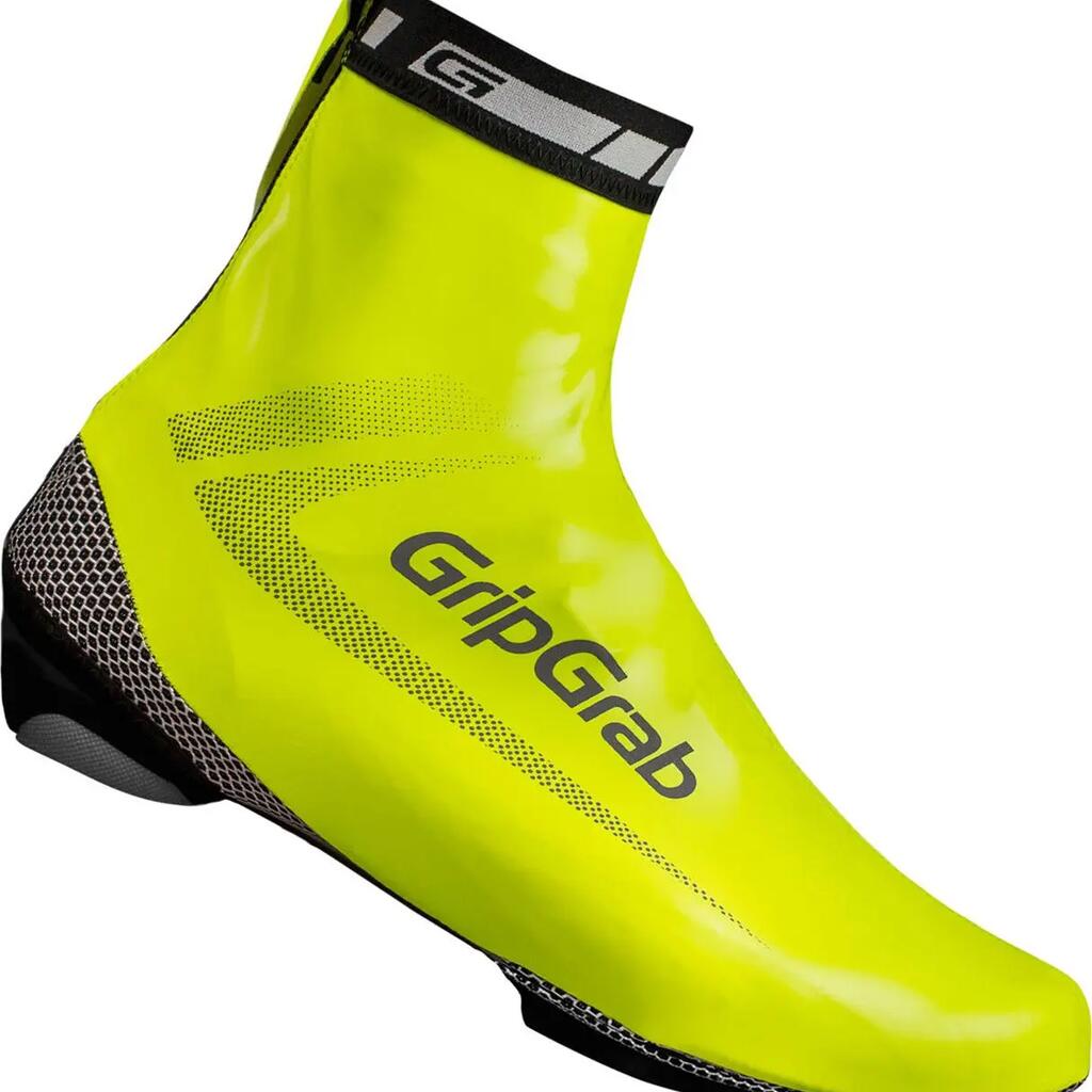 GripGrab RaceAqua Hi Vis Shoe Covers Neon Yellow