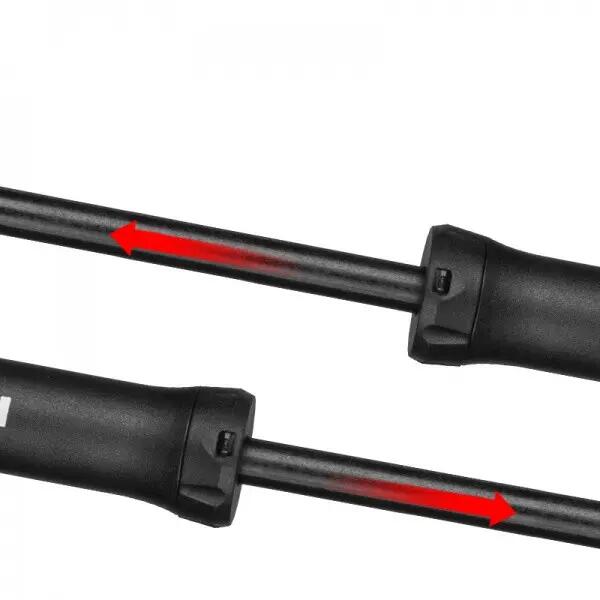 Pompka rowerowa dwustronna ROCKBROS TM-1701P czarna 2/5