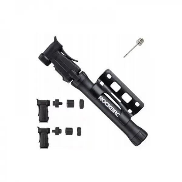 Pompka rowerowa dwustronna ROCKBROS TM-1701P czarna 5/5