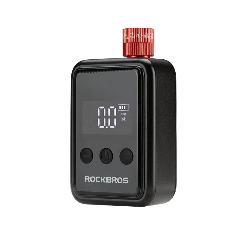 Pompka elektryczna do roweru, piłek, balonów z cyfrowym wyświetlaczem ROCKBROS 1/7