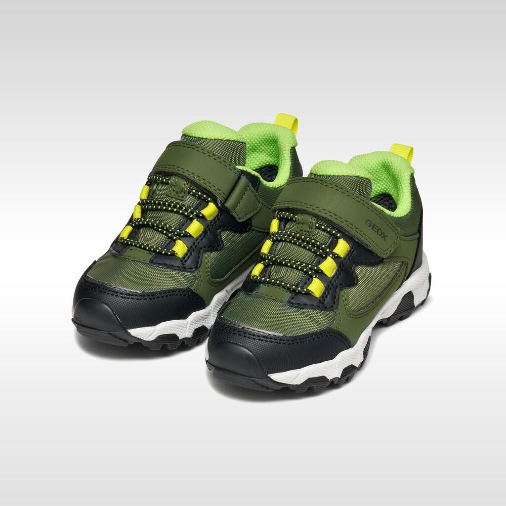 Baskets Garçon J MAGNETAR BOY B ABX Vert Militaire/Vert 3/7