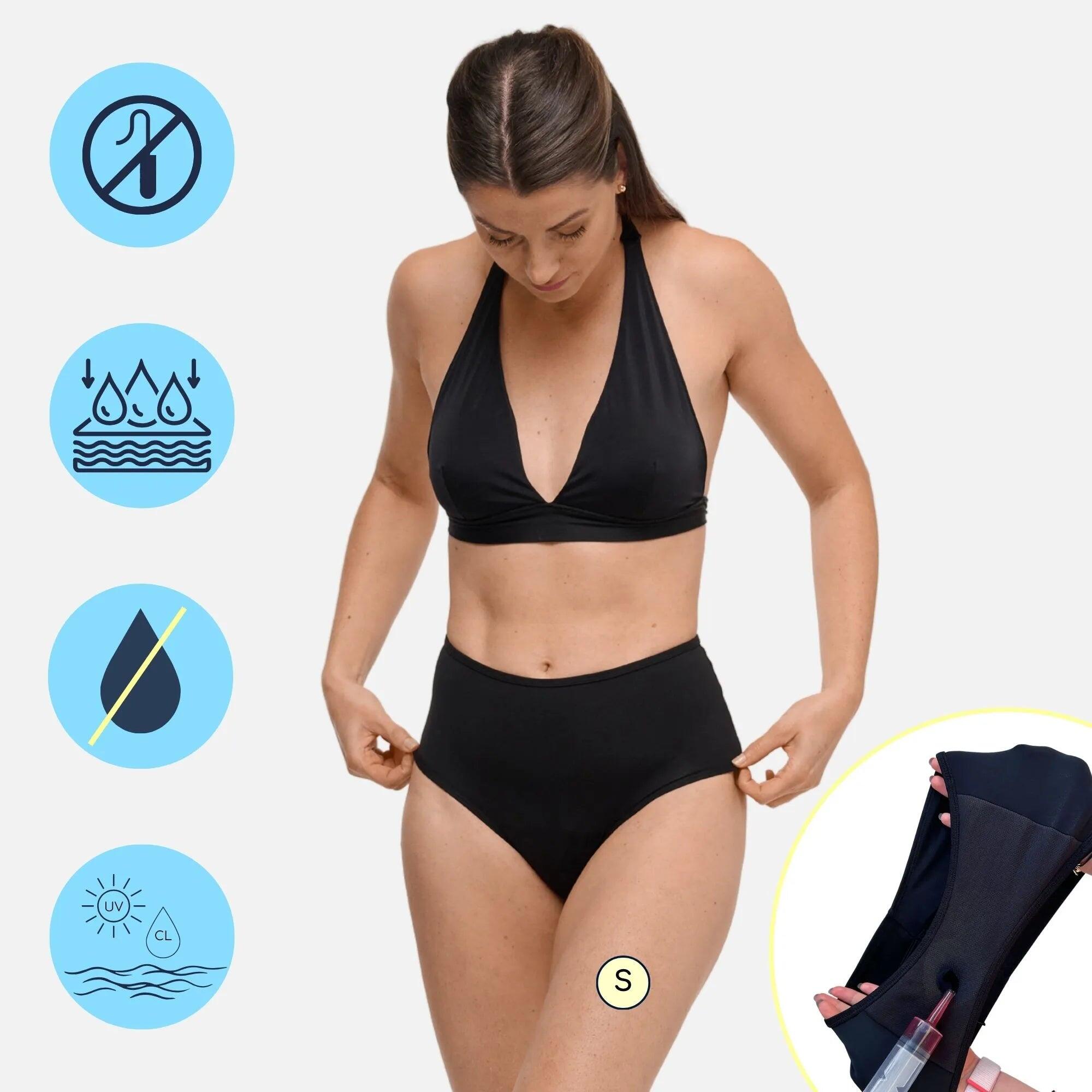 Fato de Banho Menstrual | Mulher e Adolescente | Fluxo Médio | Nola 3/9