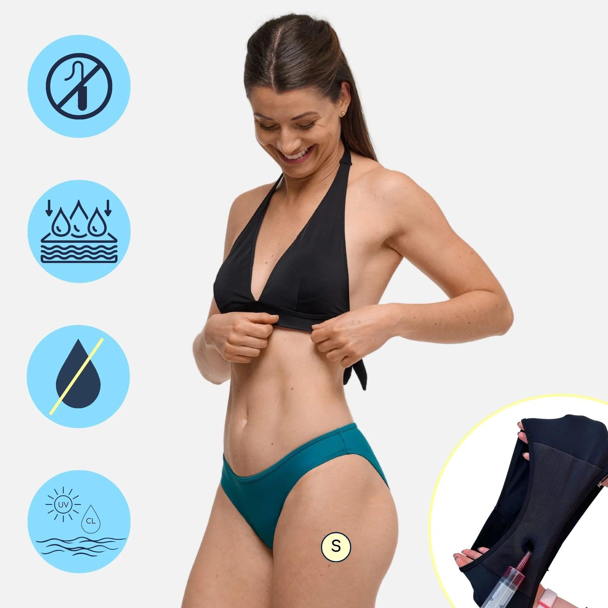 Menstruatie Bikinibroekje | Dames Tieners | Middelmatige Menstruatie | Eva Groen 3/9