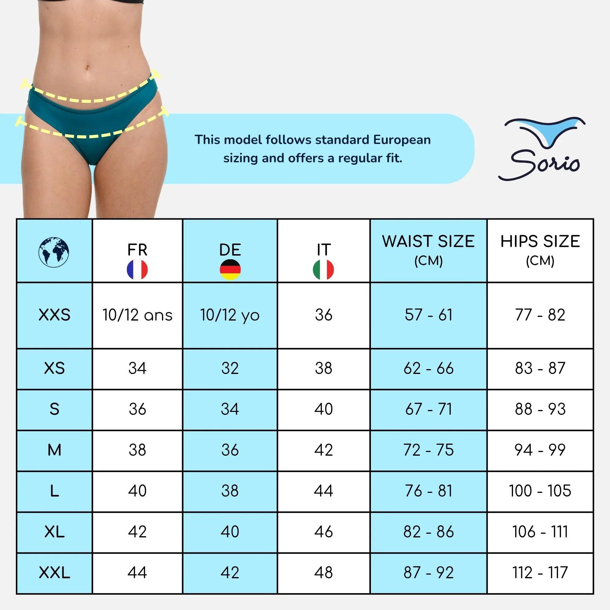 Bas de Maillot de Bain Menstruel | Femme & Ado | Flux Moyen | Eva Vert 7/9