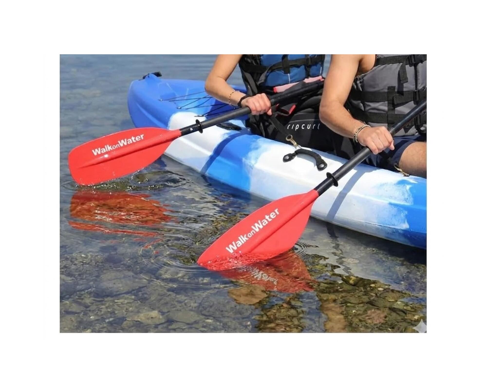 PACK DE 2 REMOS DE KAYAK DE ALUMINIO 4 PIEZAS - COMPACTOS Y DESMONTABLES 2/2