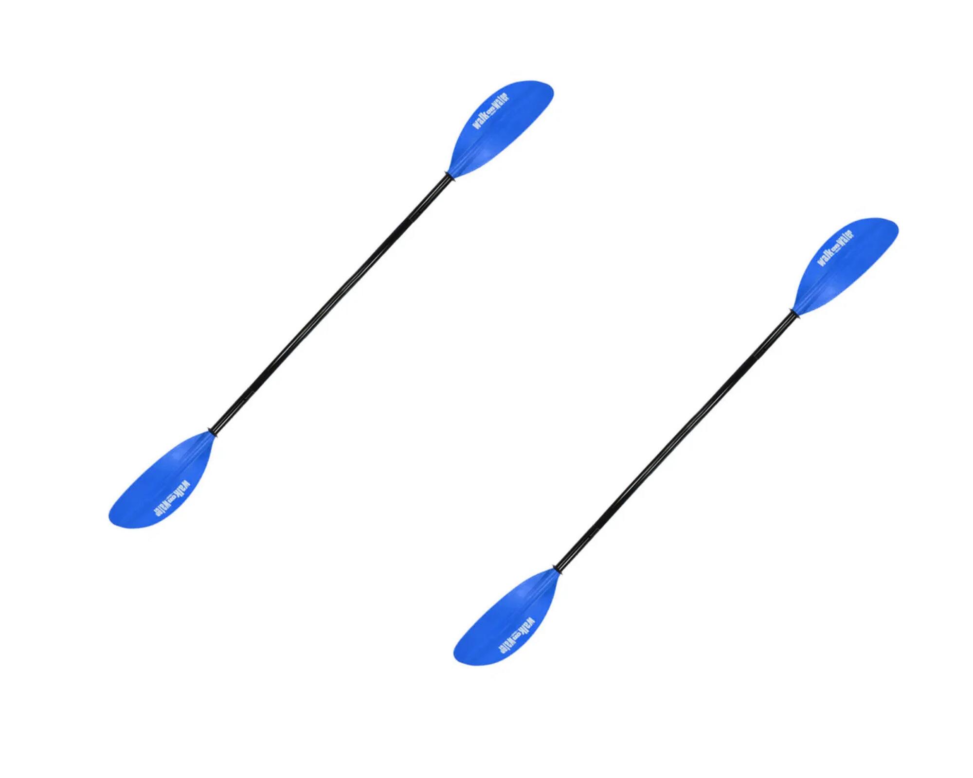PACK DE 2 REMOS DE KAYAK DE ALUMINIO 2 PIEZAS - RÍGIDOS Y DESMONTABLES 2/3
