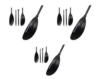 SET DI 3 PAGAIE DA KAYAK IN FIBRA 4 PEZZI - LEGGERE E SMONTABILI