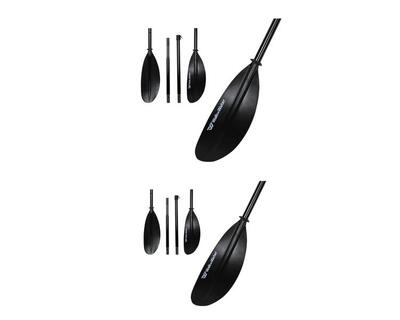 SET DI 2 PAGAIE DA KAYAK IN FIBRA 4 PEZZI - LEGGERE E SMONTABILI