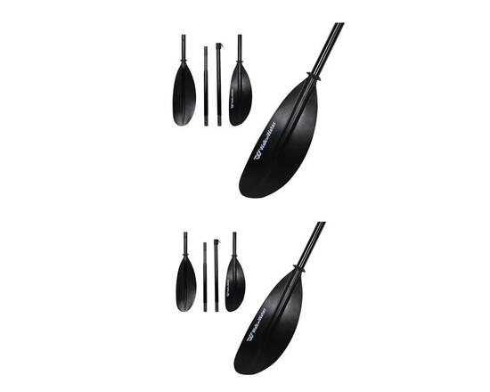 SET DI 2 PAGAIE DA KAYAK IN FIBRA 4 PEZZI - LEGGERE E SMONTABILI