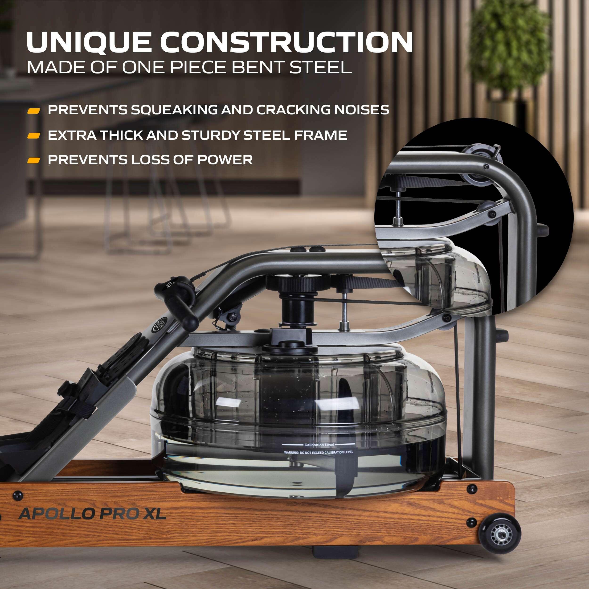 Remo Apollo Pro XL Fluid Rower from Tunturi, montaje prof. opcional con cargo 2/7