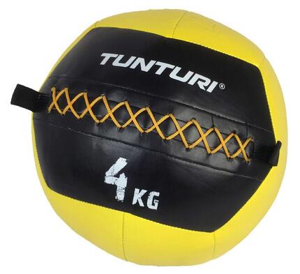 Tunturi Wall Ball 4 kg Gelb