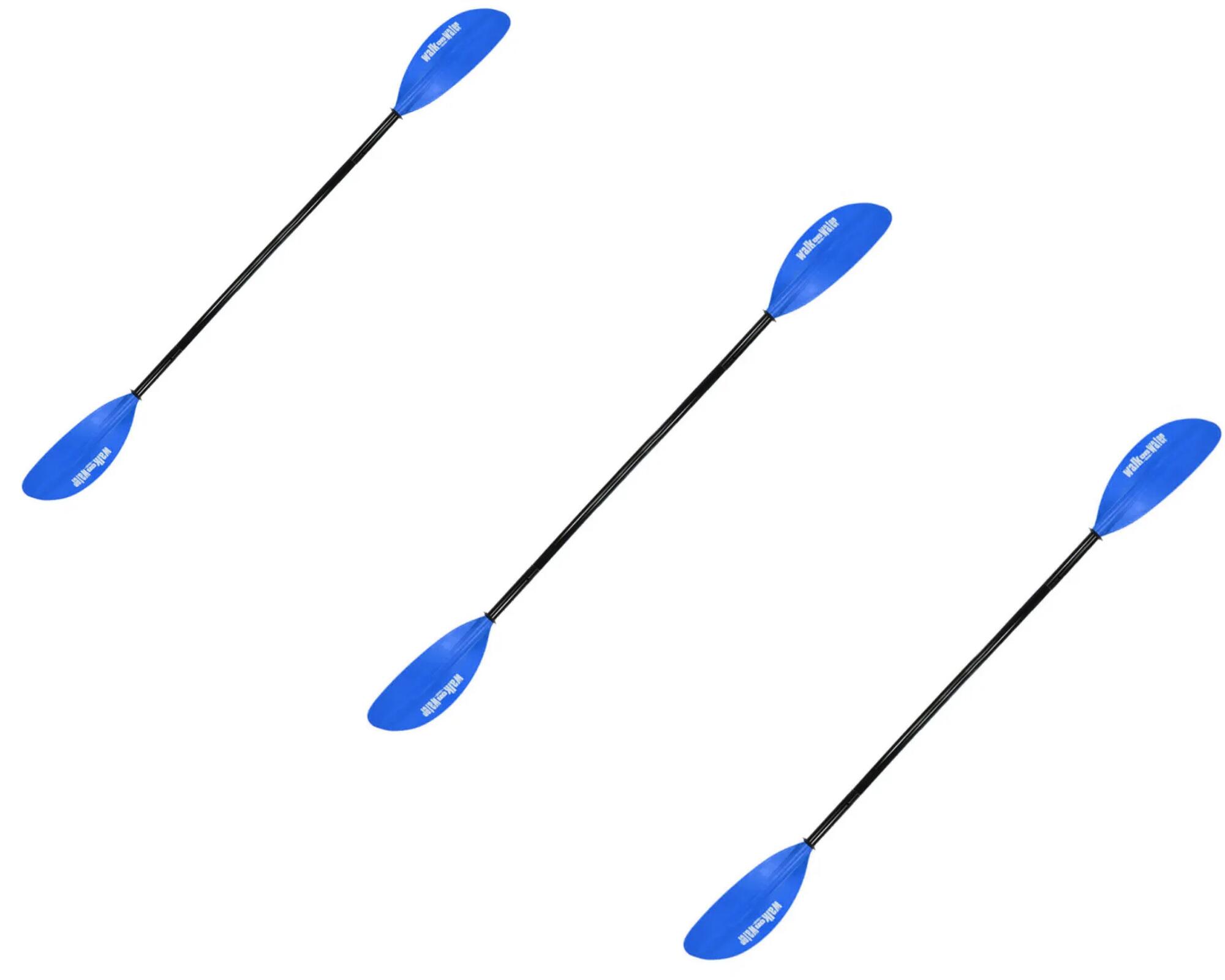 3ER-SET KAJAKPADDEL ALU 2-TEILIG - STARR UND ZERLEGBAR 2/3