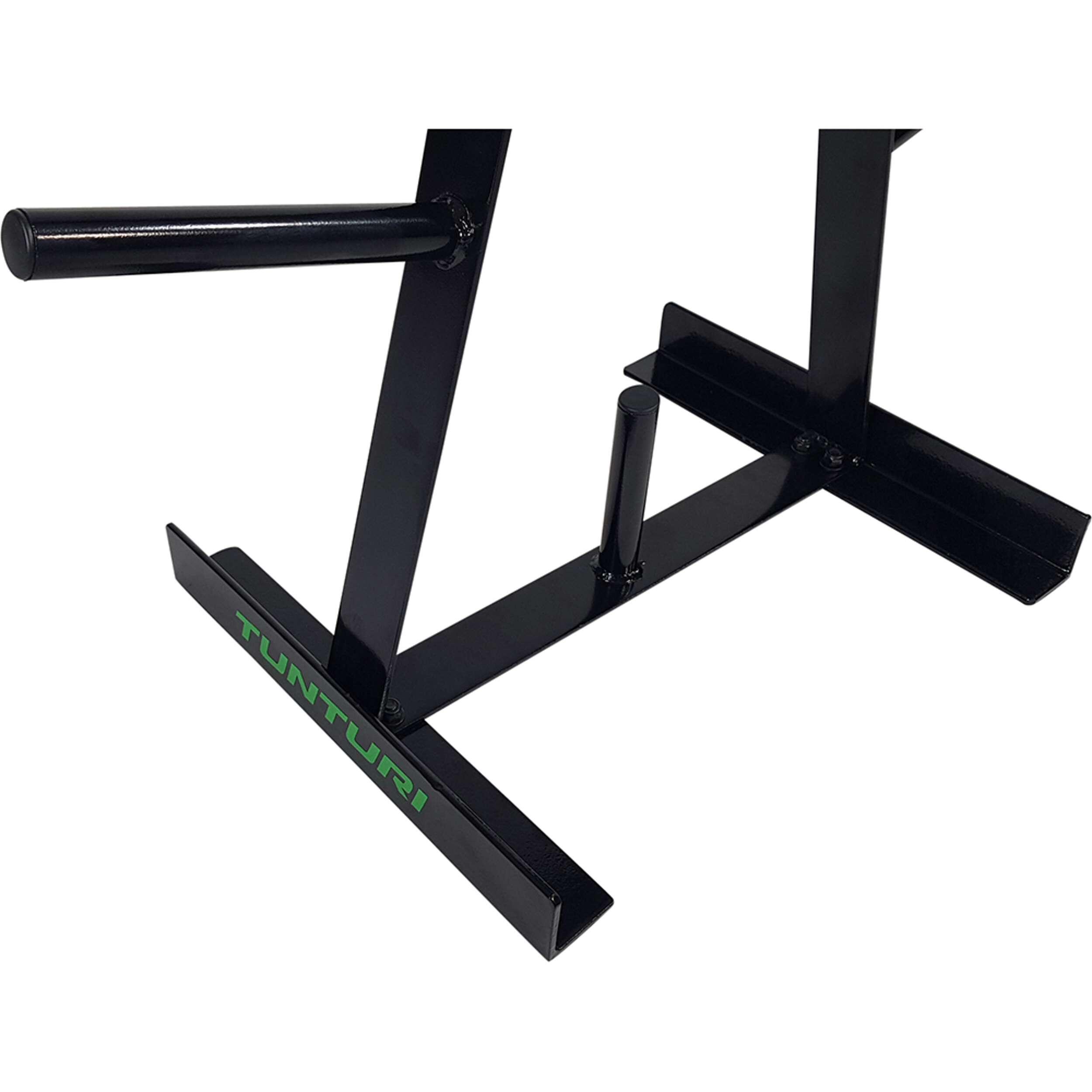 Support de rangement rack pour disques et poids diamètre 30mm noir 3/7
