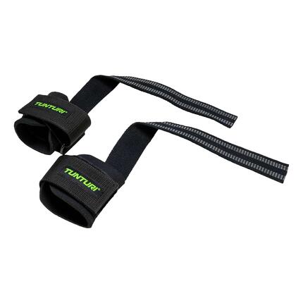 Tunturi gepolsterte Profi Lifting Straps Zughilfen Schwarz